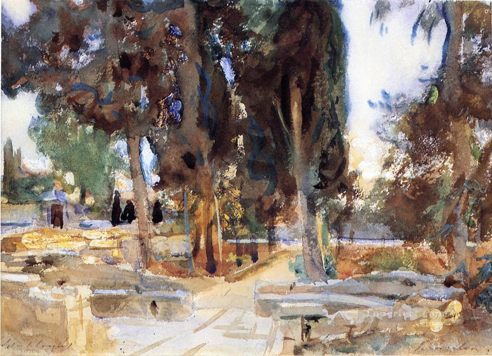 Jerusalem landscape John Singer Sargent Oil Paintings